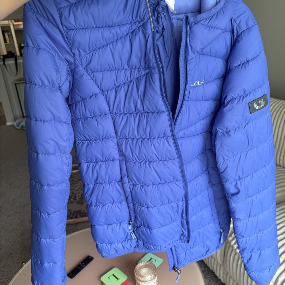 Kids Lolë Purple Puffer Jacket